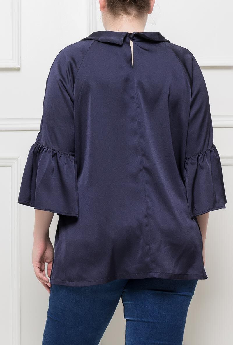 Plus Size Silky Blouse