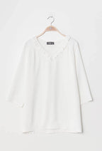 Plus Size Ruffled Blouse