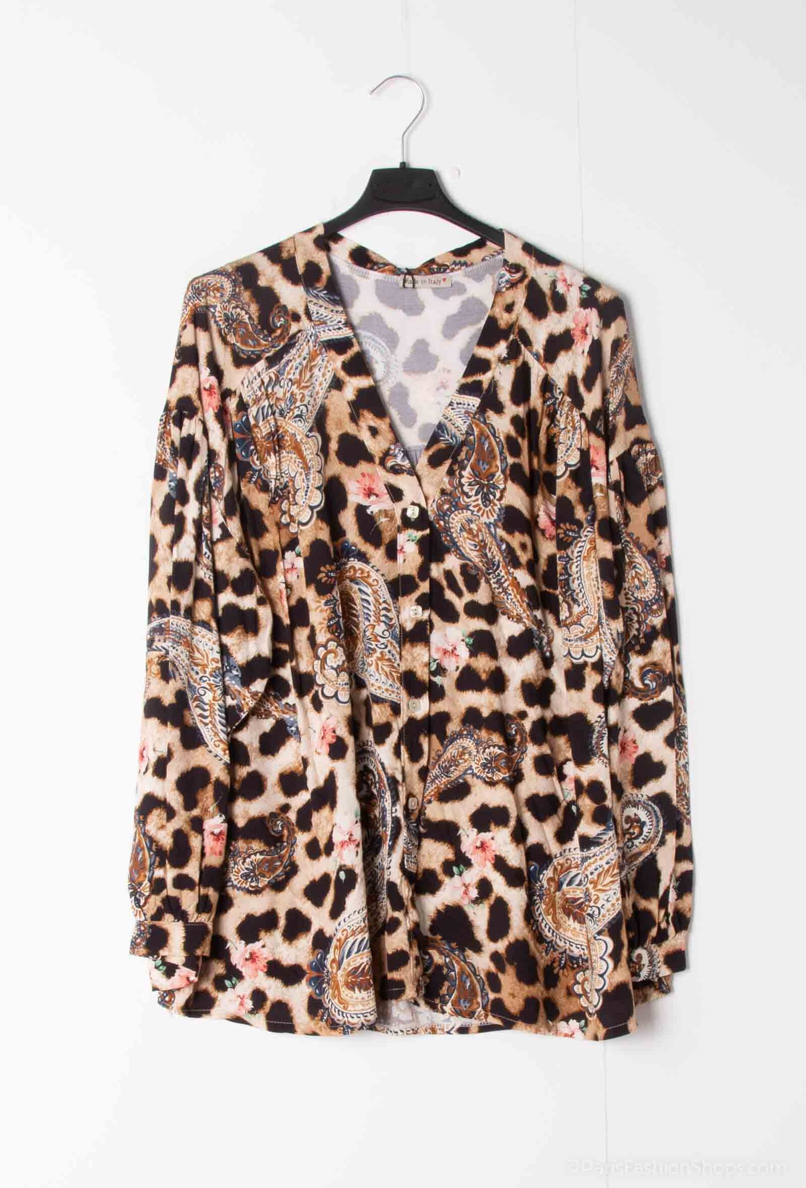 Plus Size Blus i Viskos 44-46