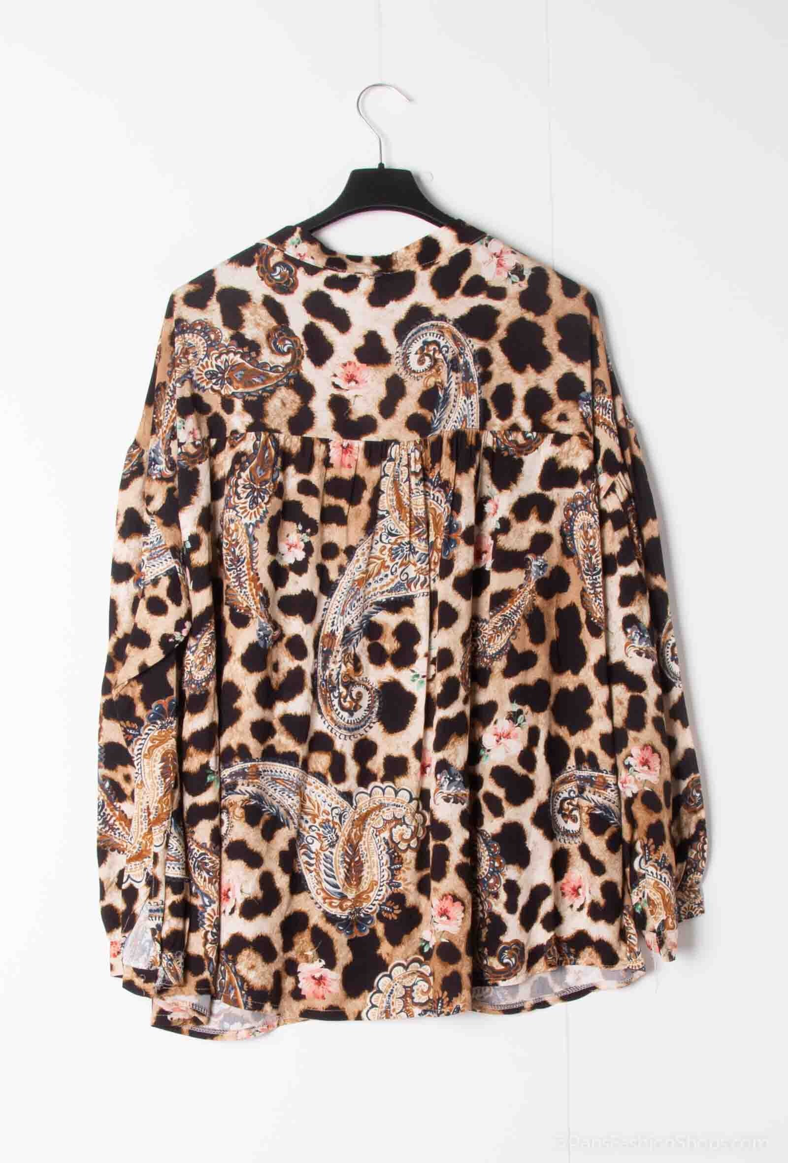 Plus Size Blus i Viskos 44-46