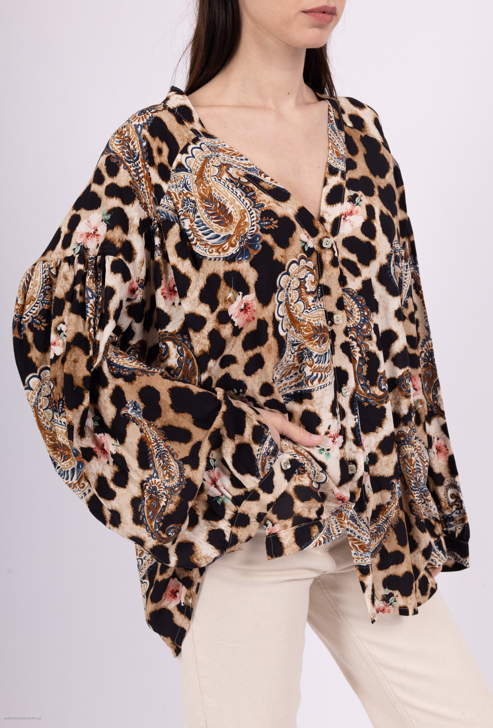 Plus Size Blus i Viskos