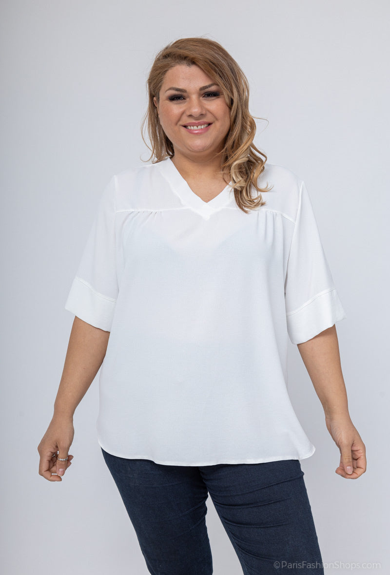 Blouse i Stor Storlek