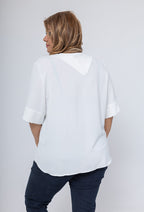 Plus Size Blus i Polyester
