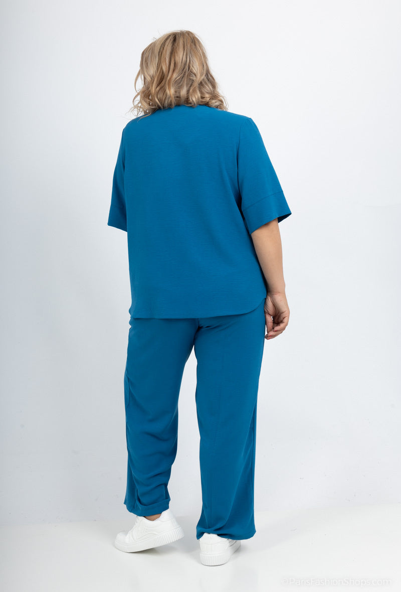 Plus Size Blouse för Modiga Kvinnor