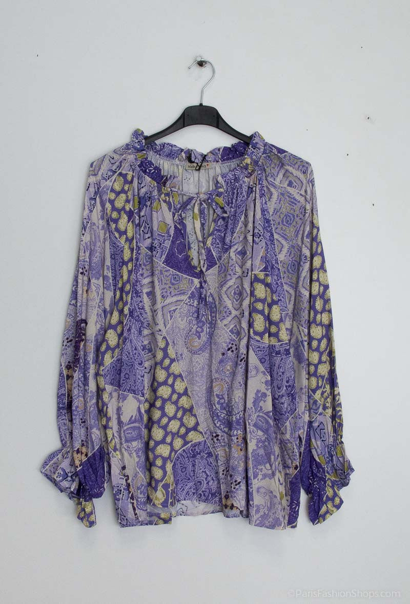 Plus Size Blus i Viskos för Kvinnor