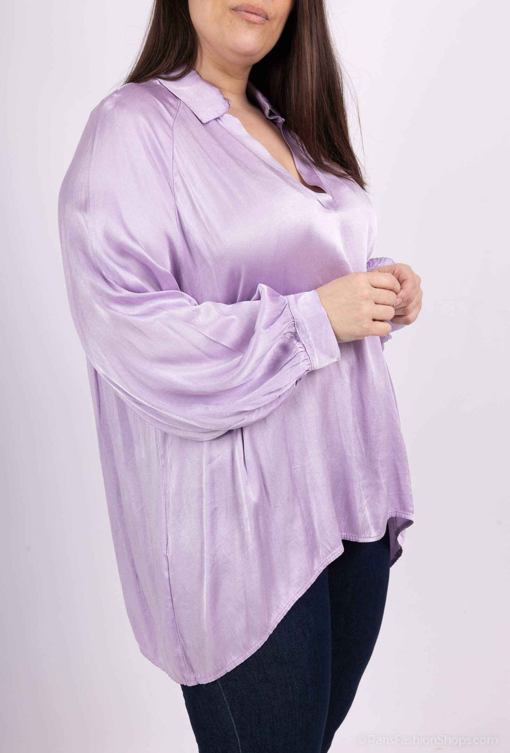 Plus Size Blus i Viskos