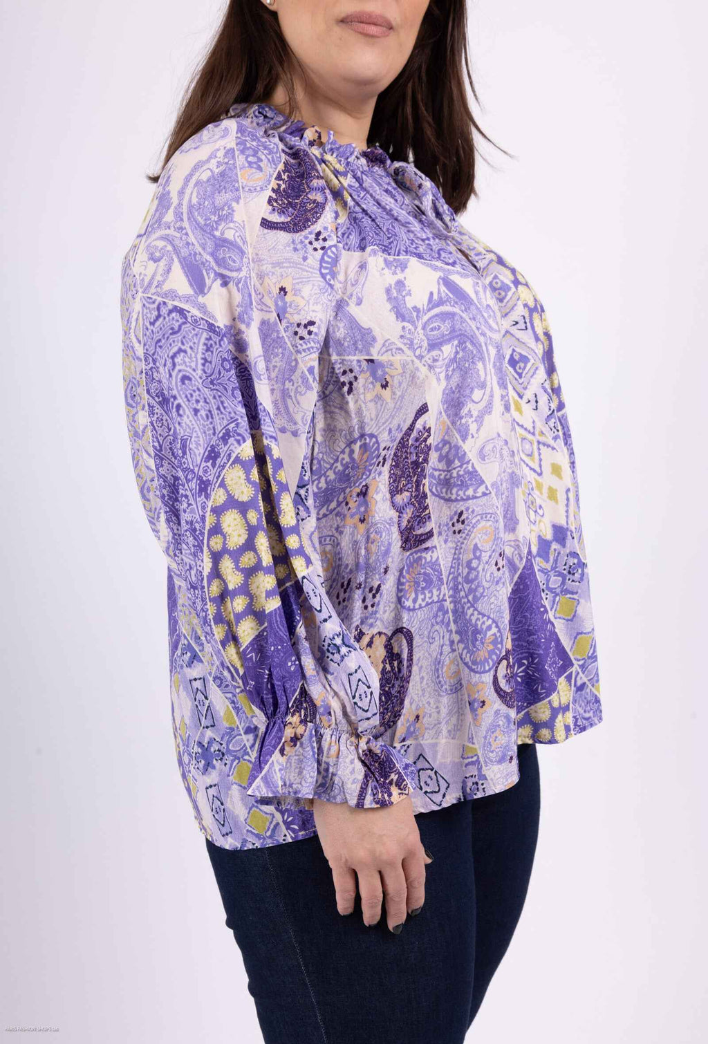 Blus i Plus Size för Stiliga Kvinnor