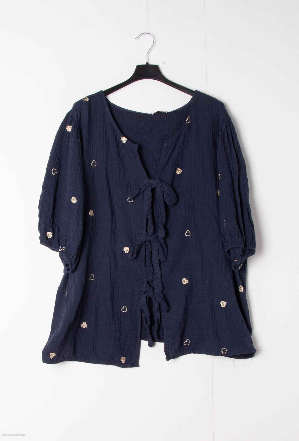 Plus Size Blus i Italiensk Bomull