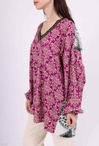 Plus Size Blus i Viskos 100%