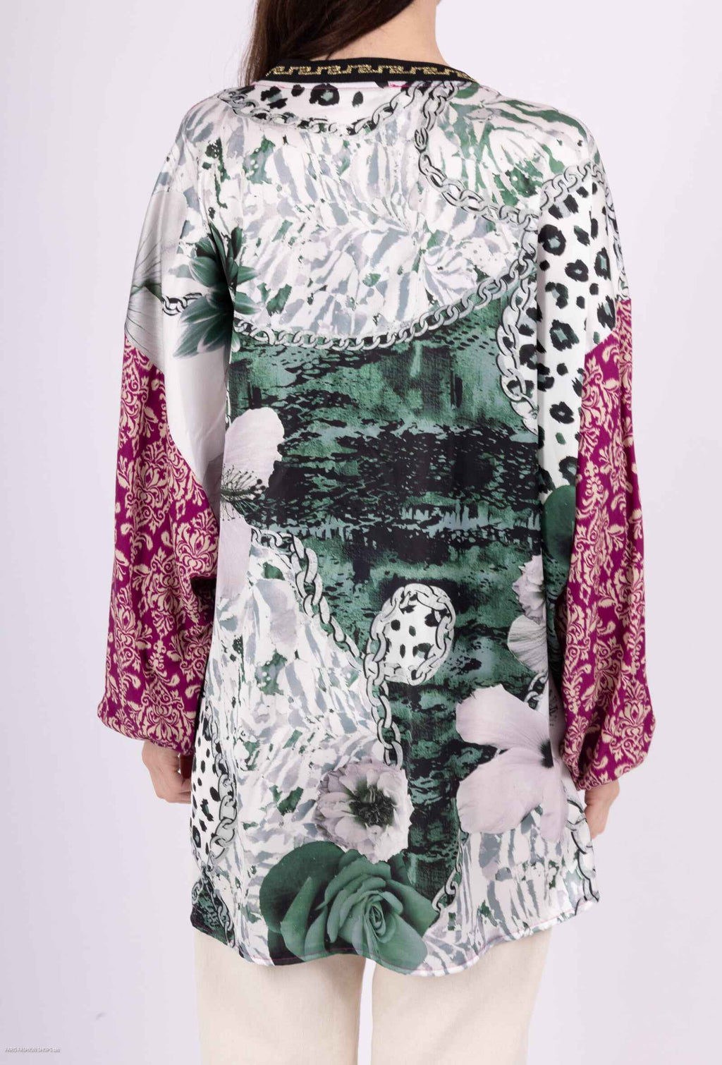 Plus Size Blus i Viskos 100%