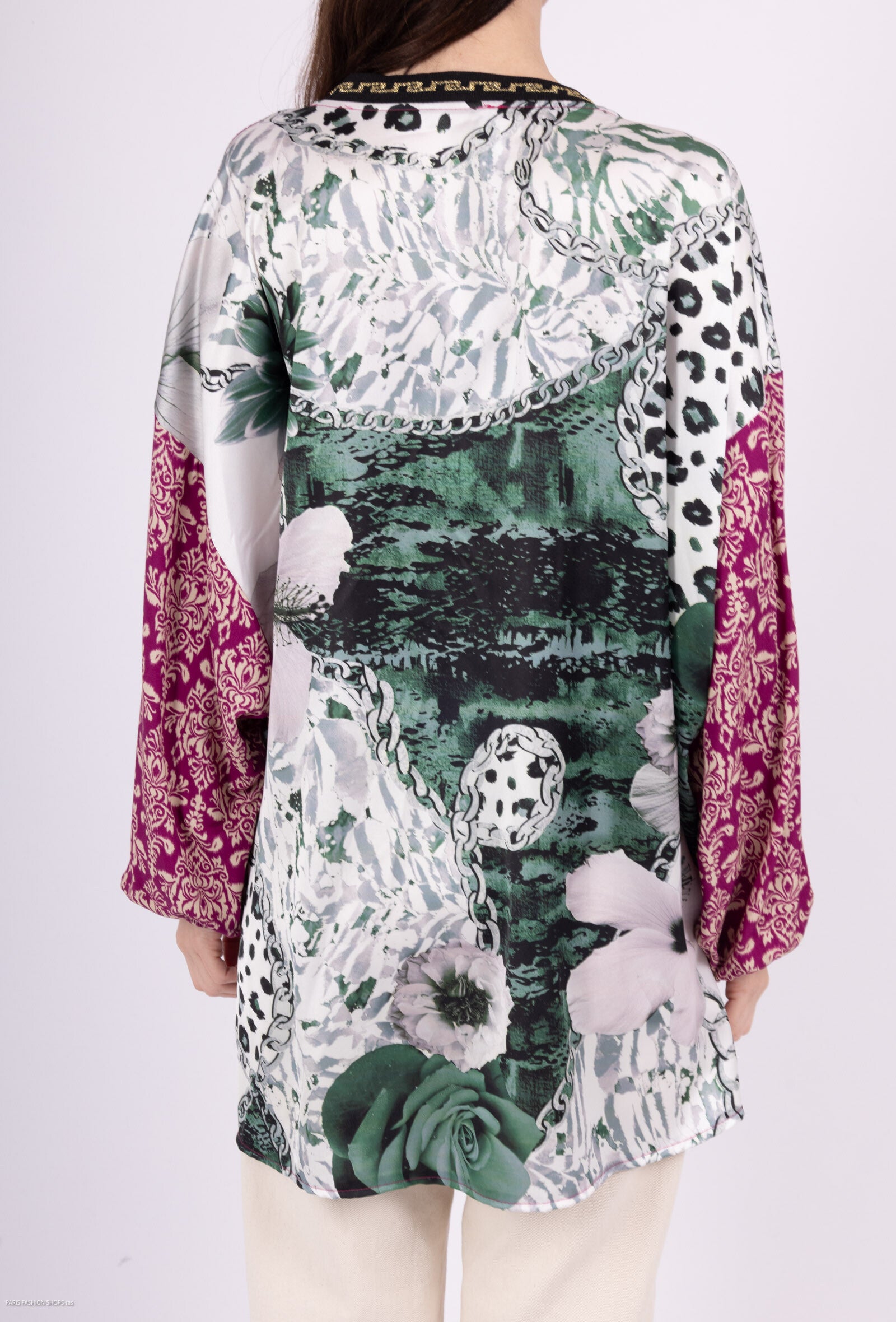 Plus Size Blus i Viskos 100%