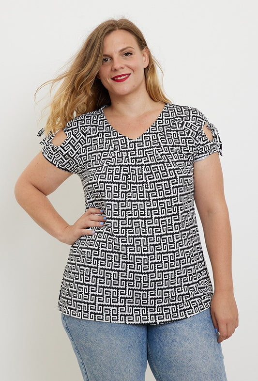 Plus Size Blus för Stora Kvinnor - VETI STYLE