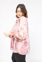 Plus Size Blus i Viskos för Kvinnor