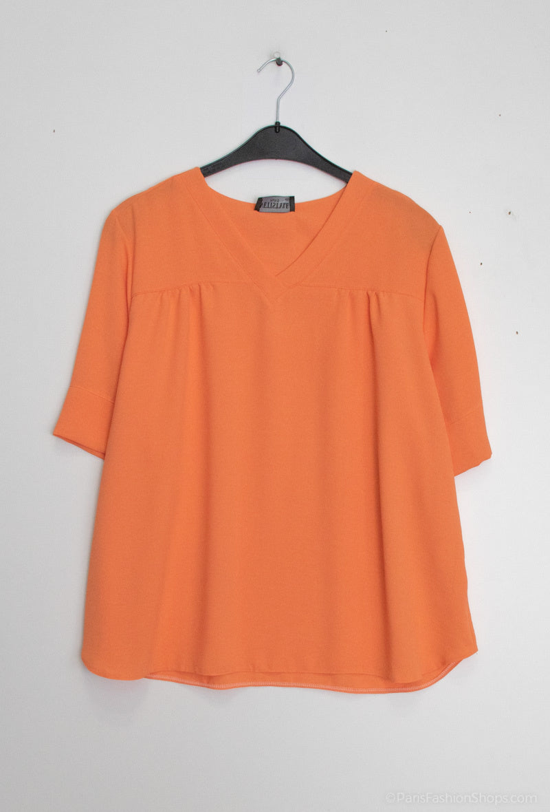 Blus i Stor Storlek - Elegant och Bekväm