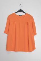 Plus Size Blus i Polyester