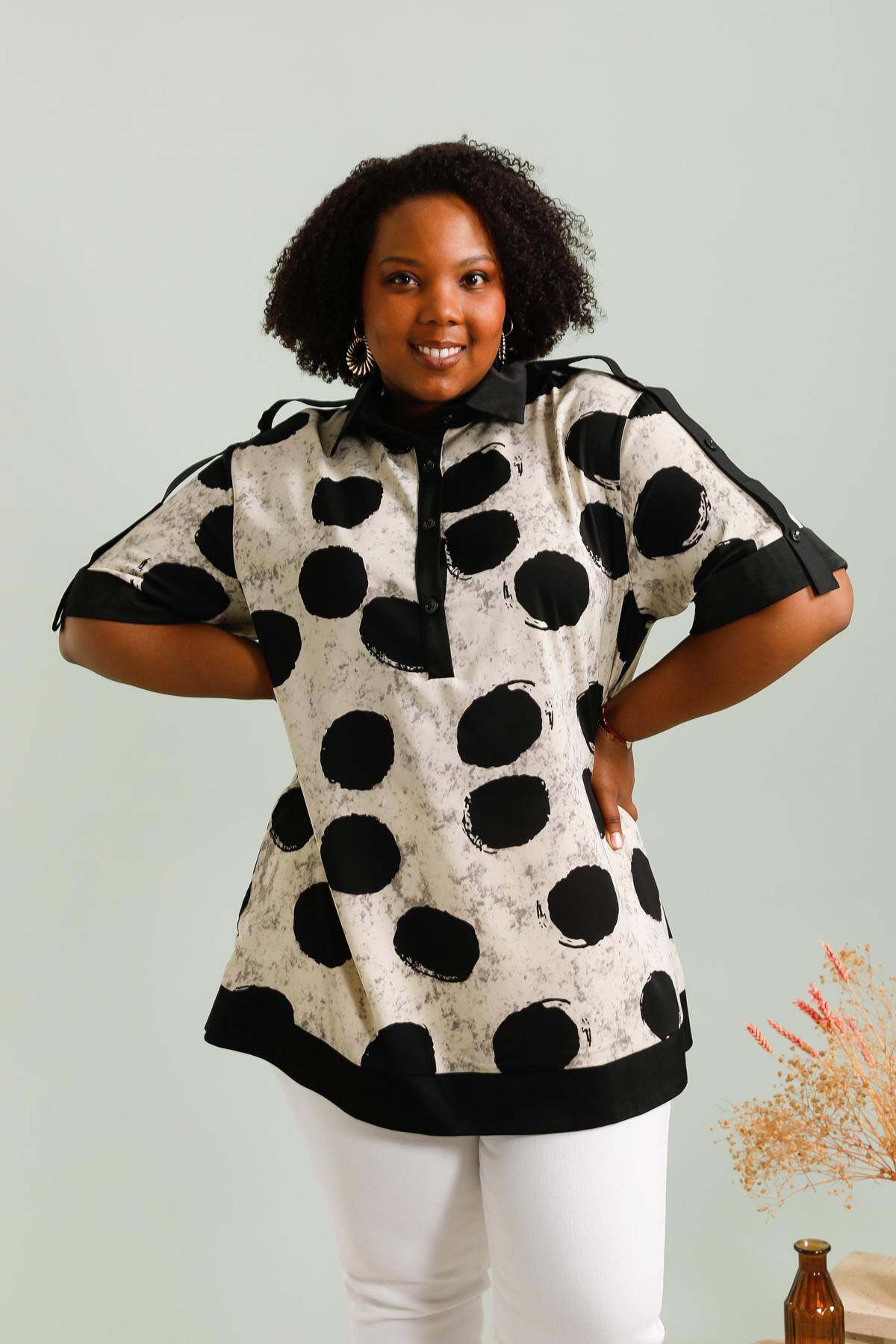 Plus size blouses i Stor Storlek