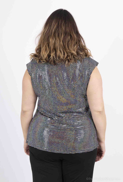 Plus Size Paljetblusar