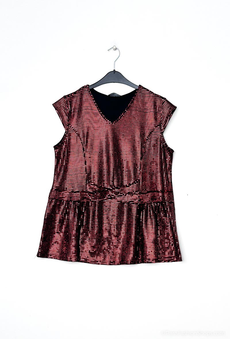 Plus Size Sequin blouses