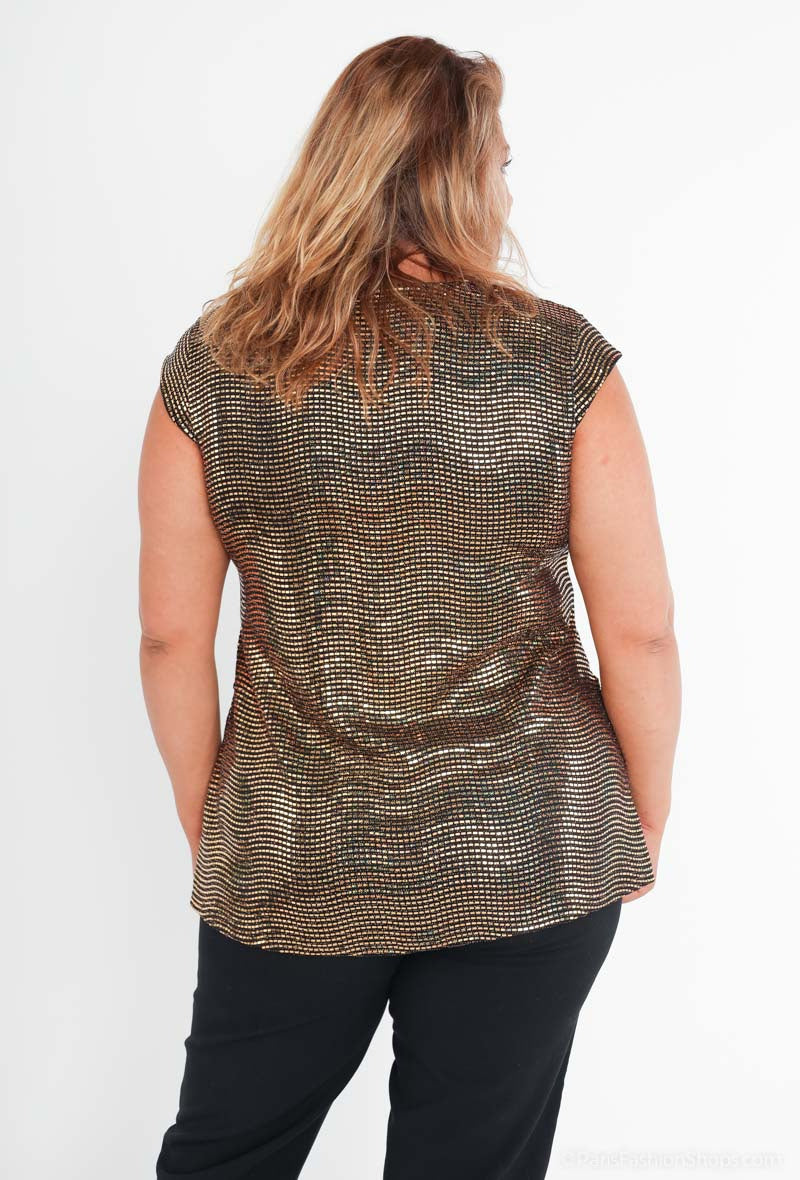 Plus Size Paljetblusar