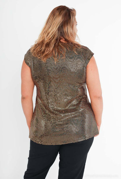 Plus Size Paljetblusar