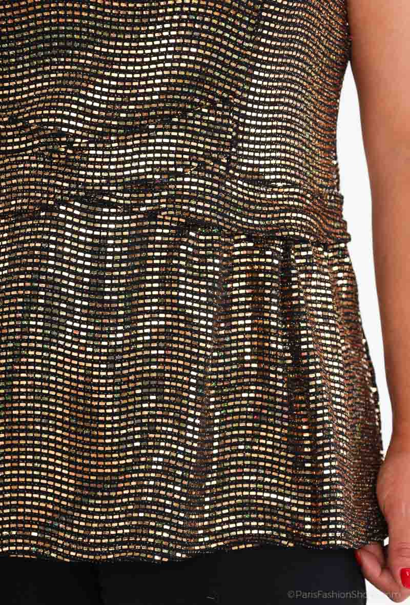 Plus Size Paljetblusar