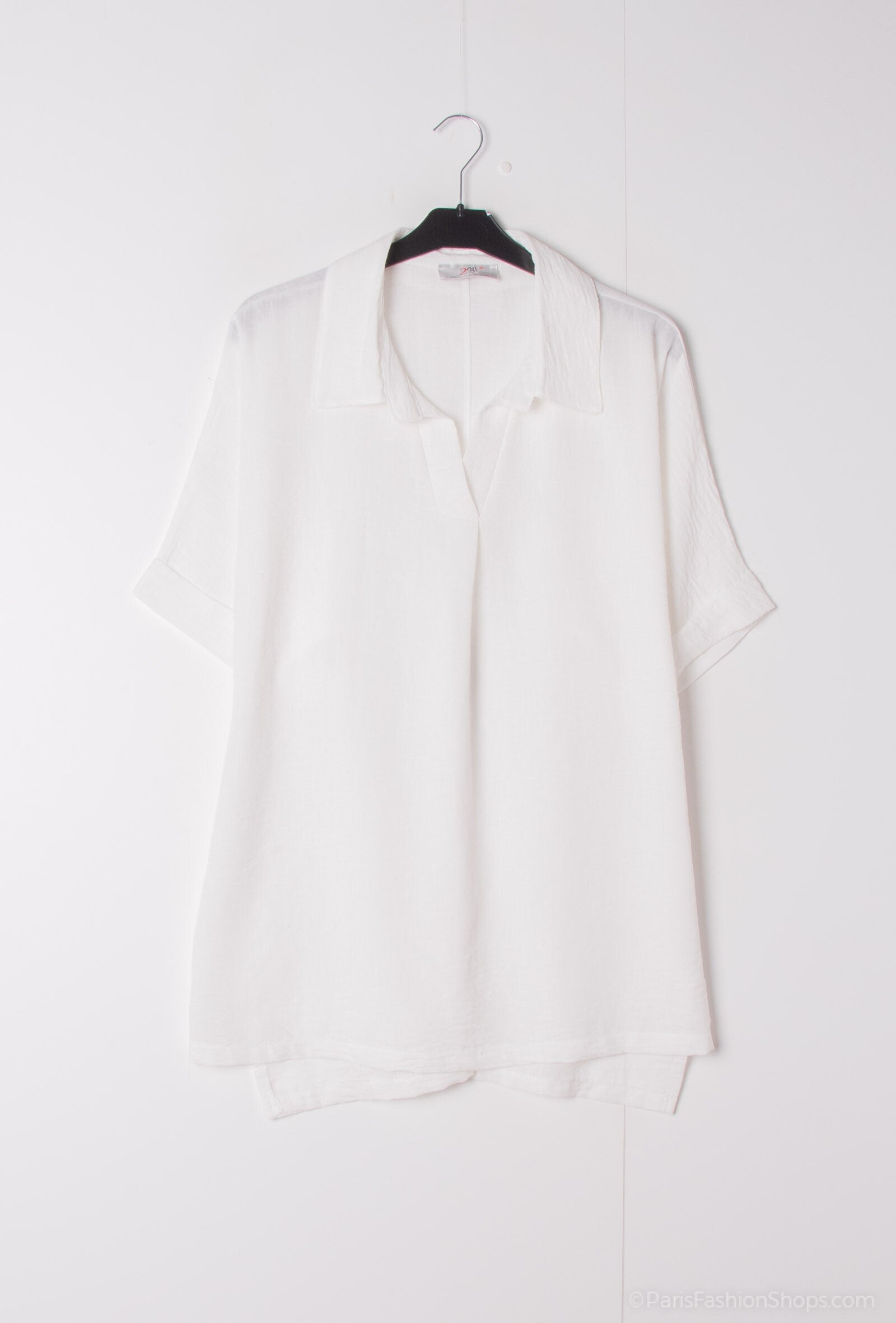 Plus Size Blouses evased with fabrics like linen in large sizes
