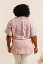 Blusar i stora storlekar av linne