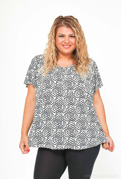 Plus Size Printed blouses
