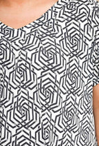 Plus Size Mönstrade Blusar