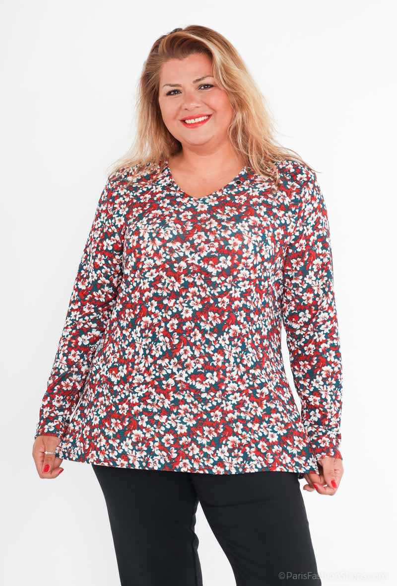 Plus Size Printed blouses