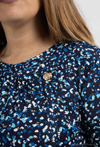 Plus Size Tryckta Blusar för Kvinnor