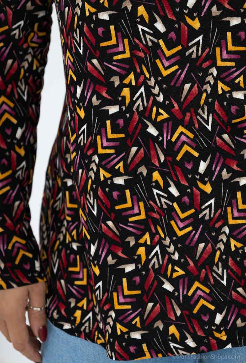 Plus Size Printed Blouses för Stilmedvetna Kvinnor