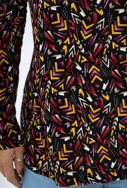 Plus Size Printed Blouses för Stilmedvetna Kvinnor