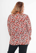 Plus Size Tryckta Blusar