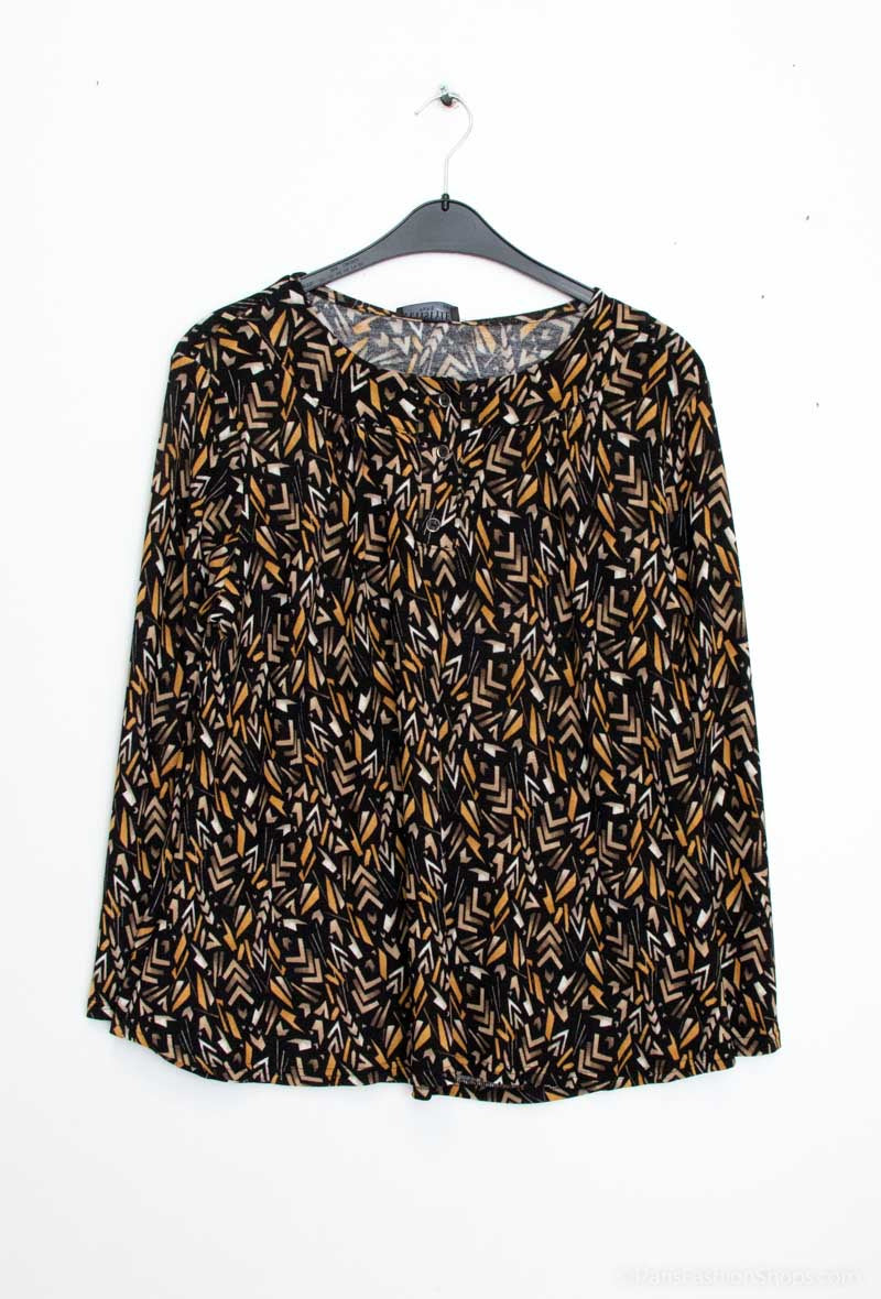 Plus Size Printed Blouses för Stilmedvetna Kvinnor