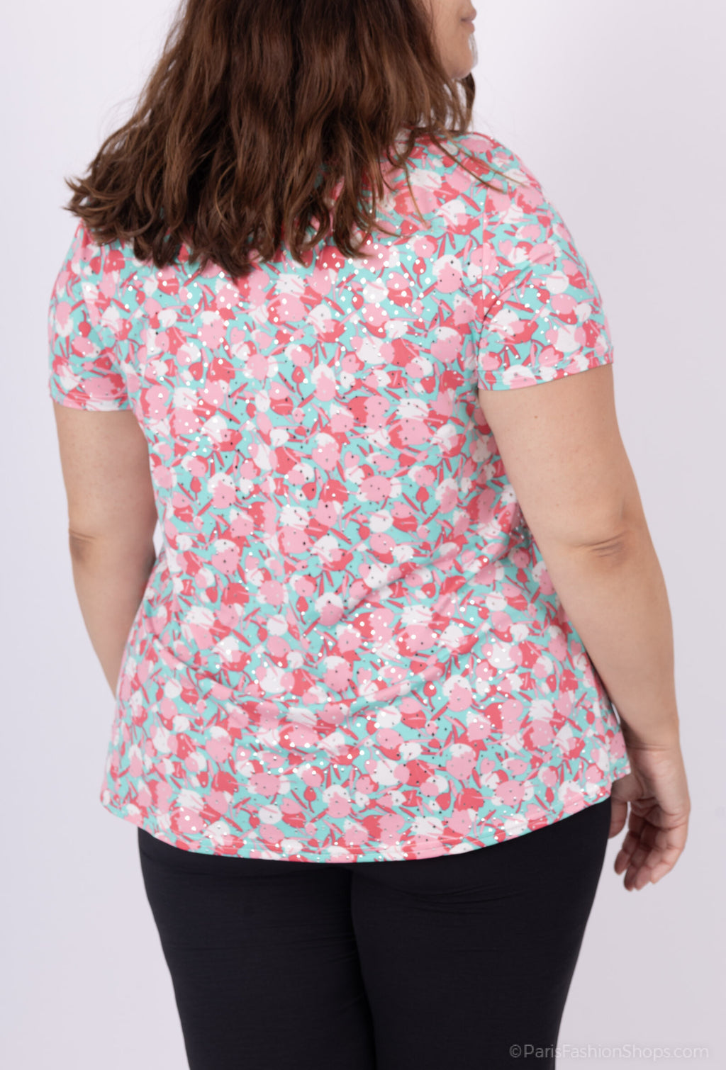 Plus Size Tryckta Blusar