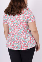 Plus Size Tryckta Blusar