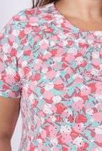 Plus Size Tryckta Blusar