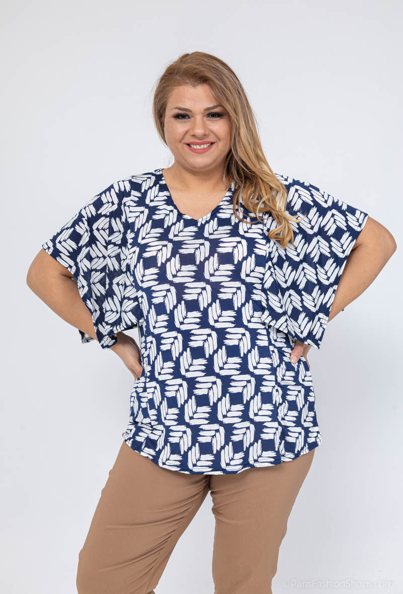 Plus Size Printed blouses