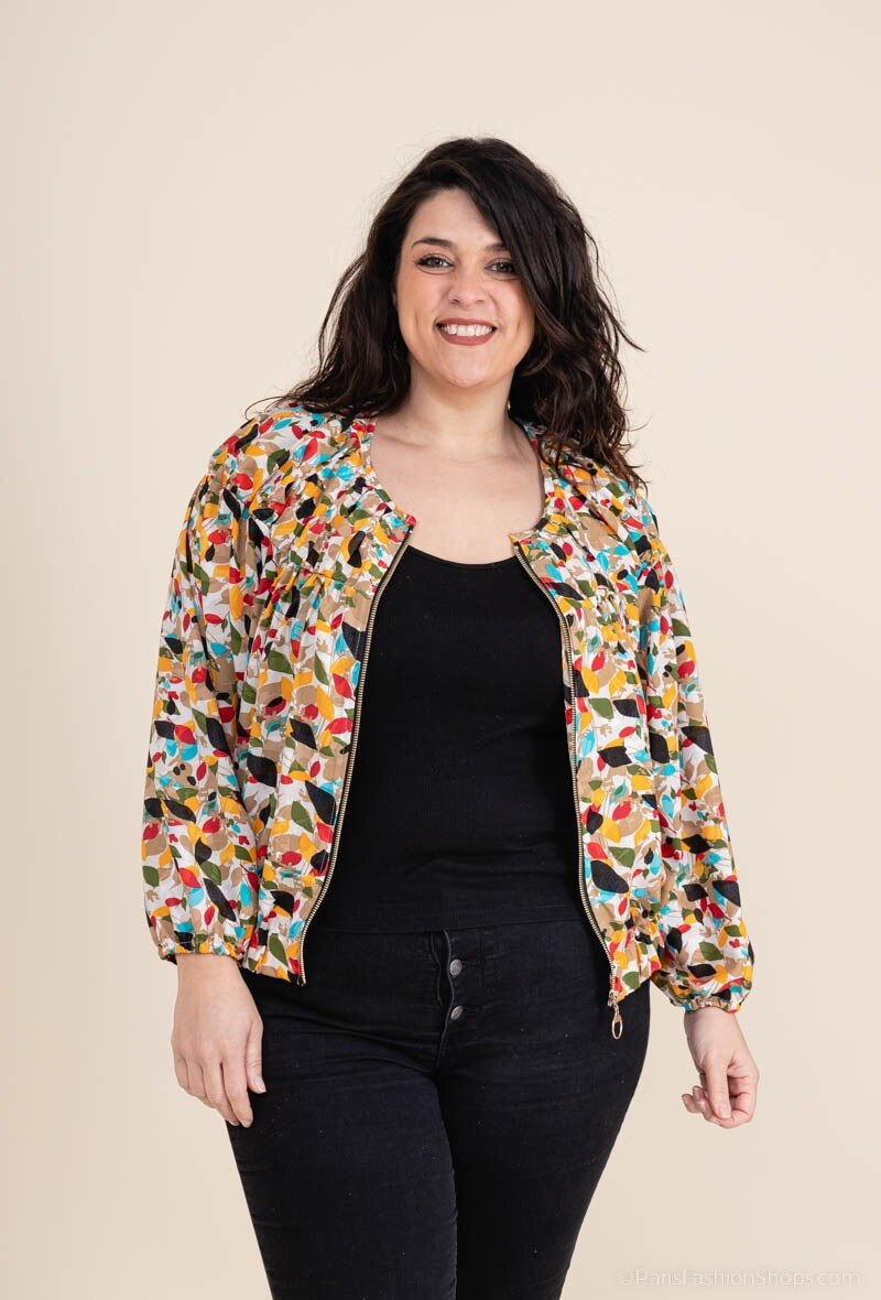 Plus Size Printed jackets