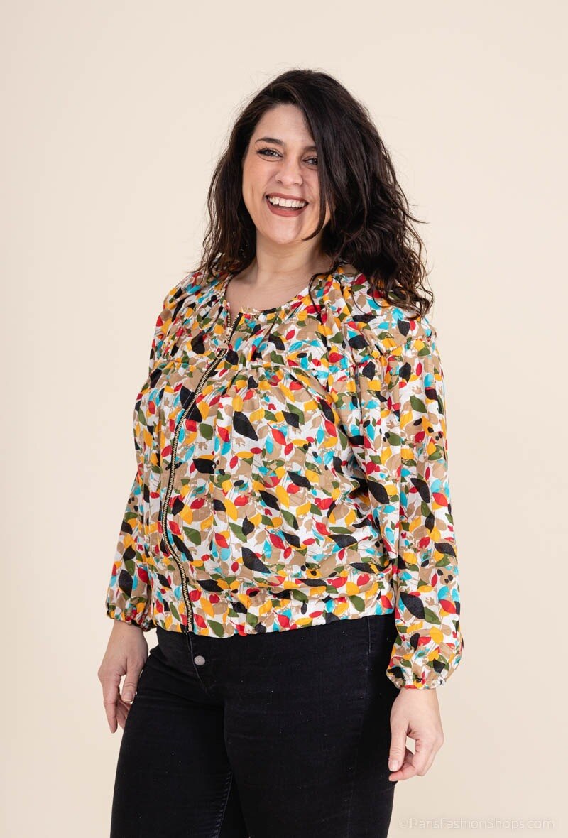Plus Size Printed Jackets