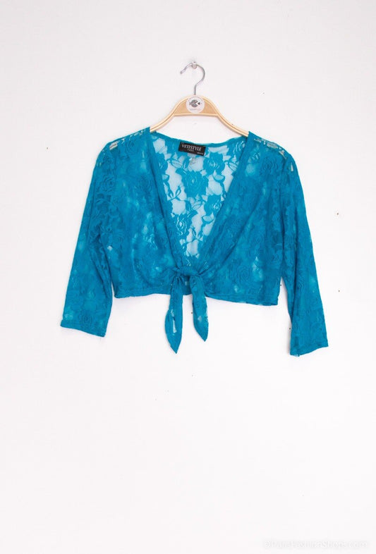 Plus Size Spets Bolero