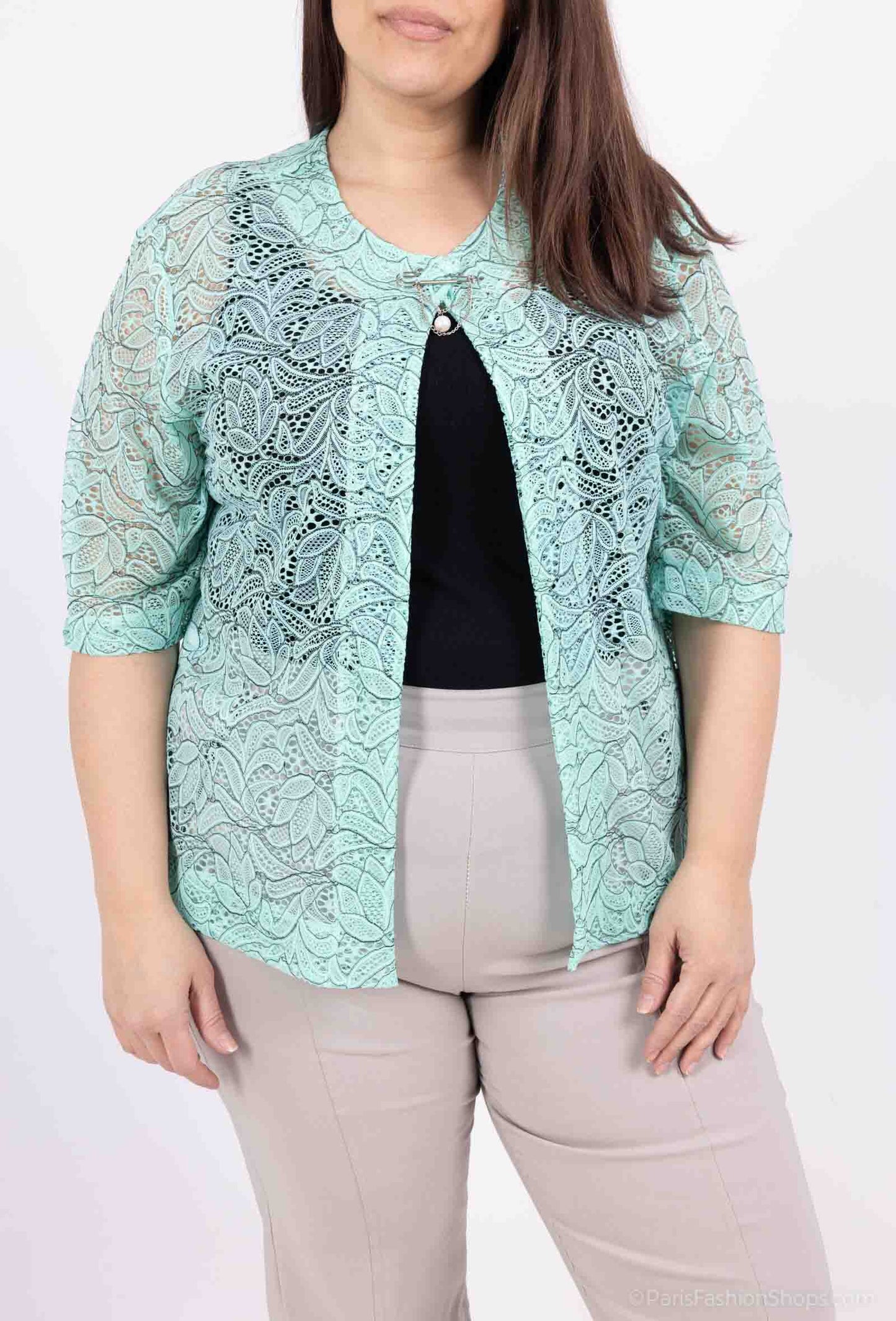 Plus Size Lace bolero