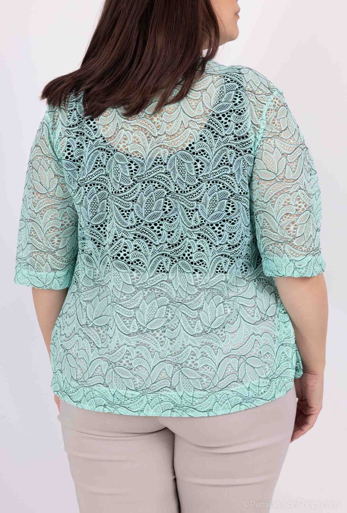 Plus Size Lace Bolero