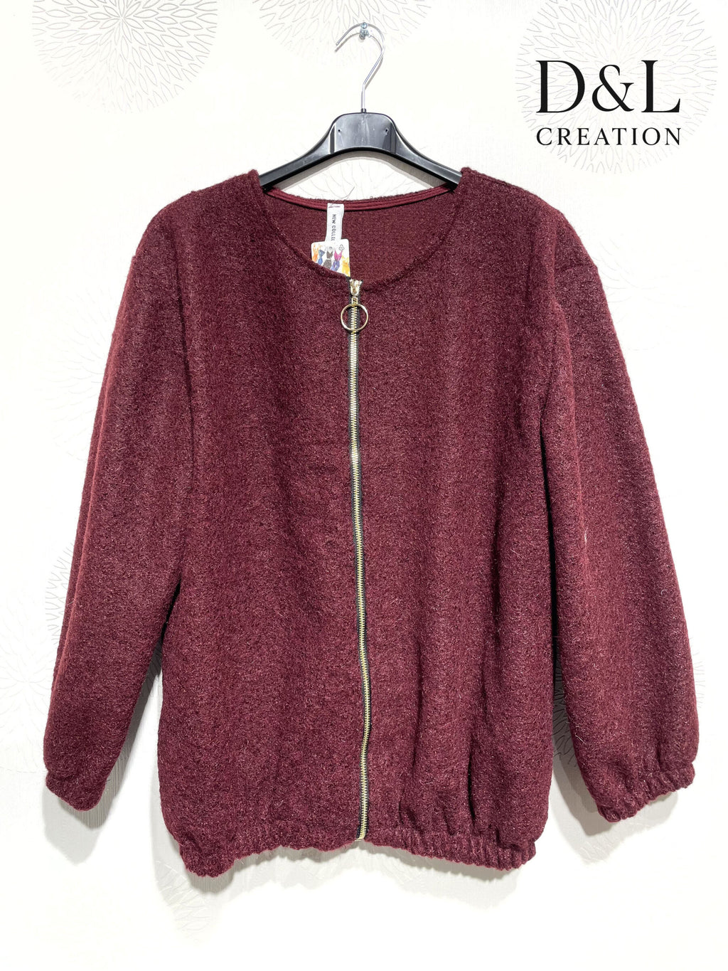 Boiled Wool Bomber Jacket i Storlek T38 till T48