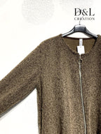 Boiled Wool Bomber Jacket i Storlek T38 till T48