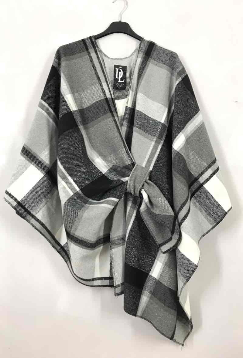 Plus Size Tryckt Cape