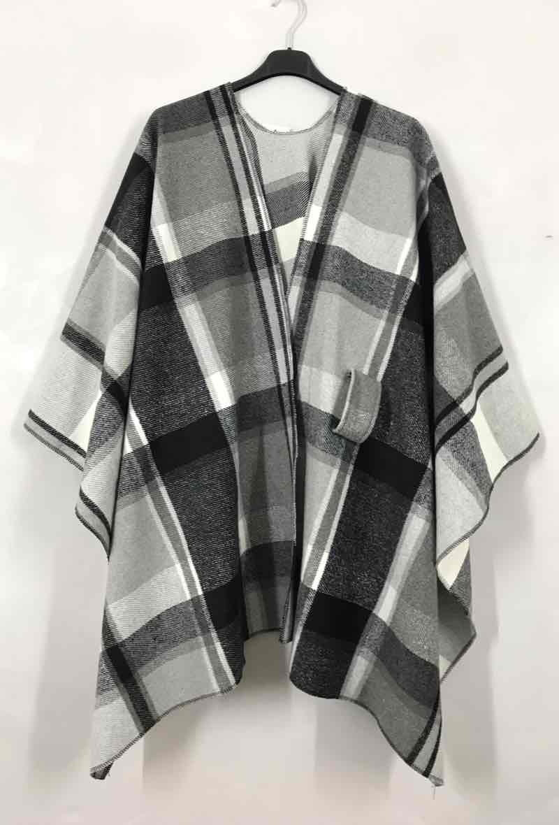 Plus Size Tryckt Cape