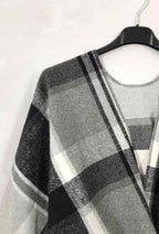 Plus Size Tryckt Cape