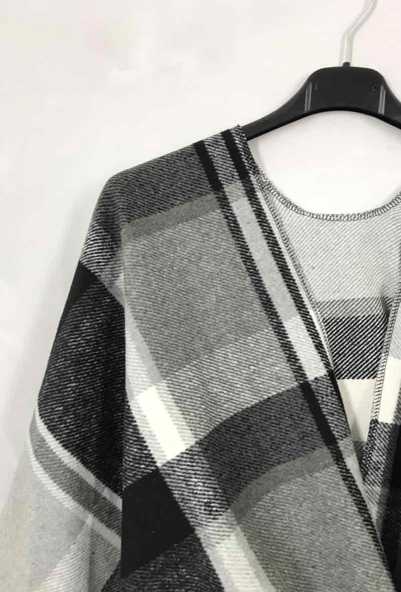Plus Size Tryckt Cape